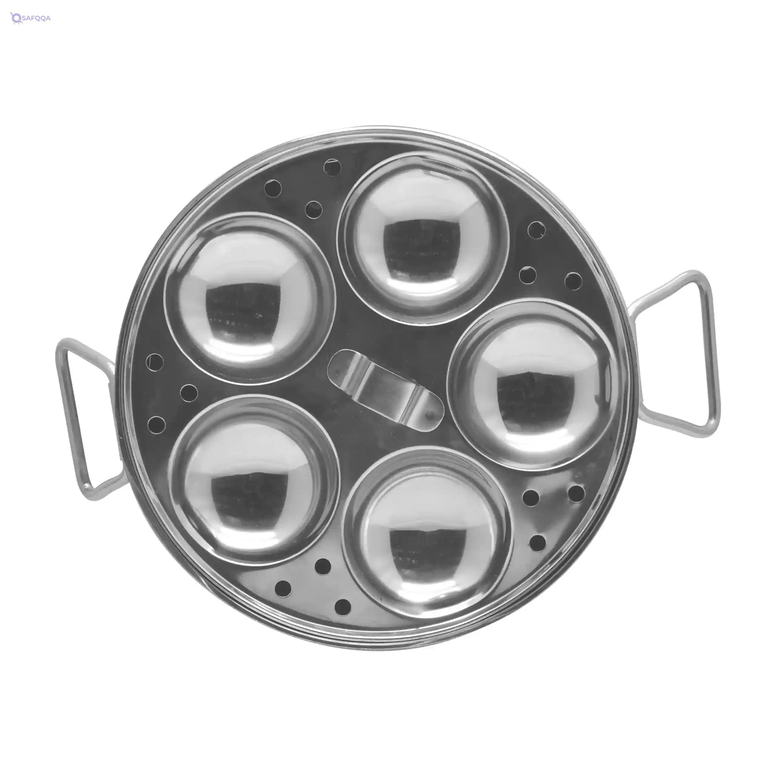 Raj Steel Idli Cooker – Small, 23 cm - Safqqa