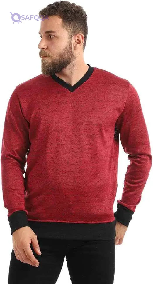 Offcliff Men's Crew Neck Long Sleeve Sweatshirt Sweater - Safqqa Egypt