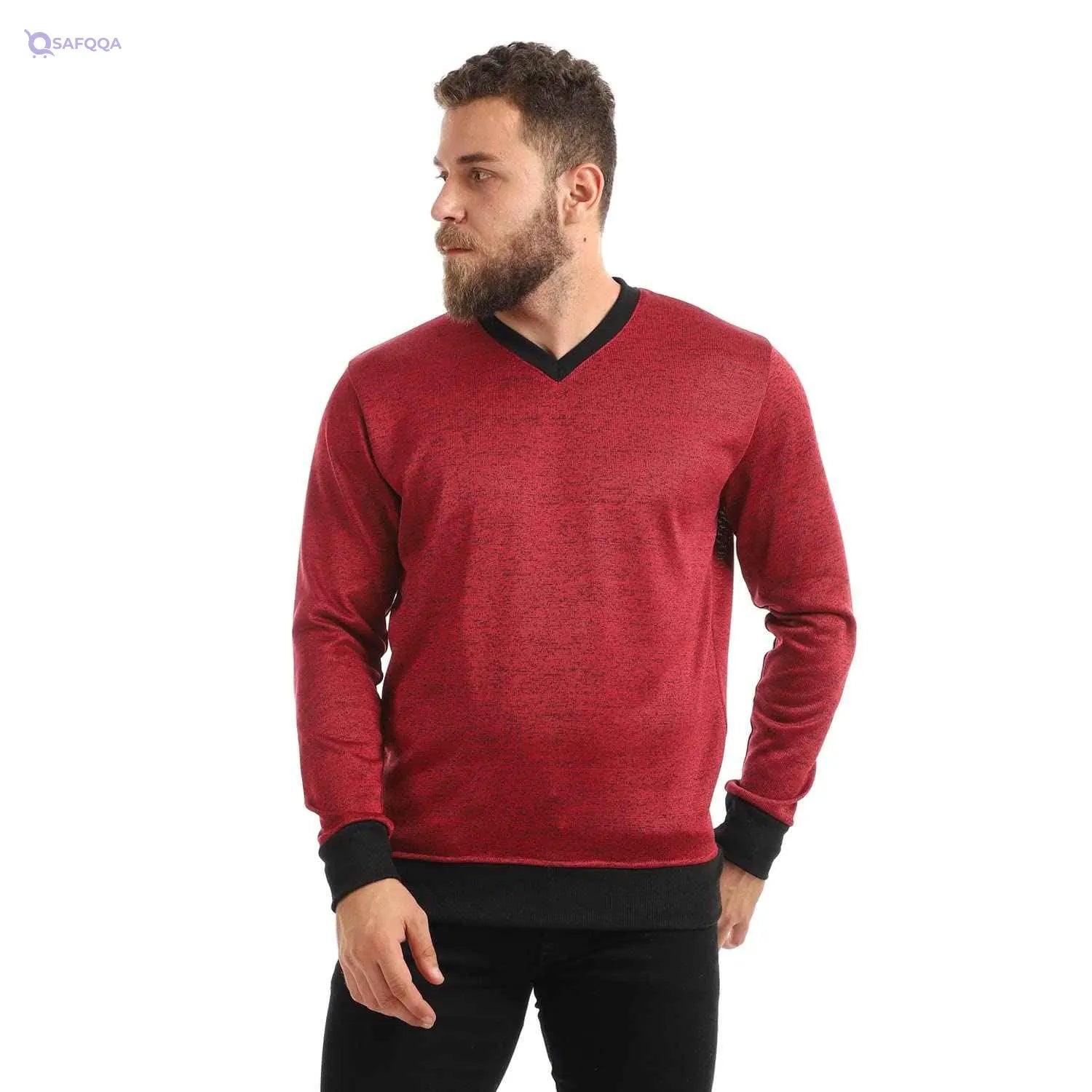 Off Cliff  sweetshirt  crew neck long slevees For Men - Safqqa
