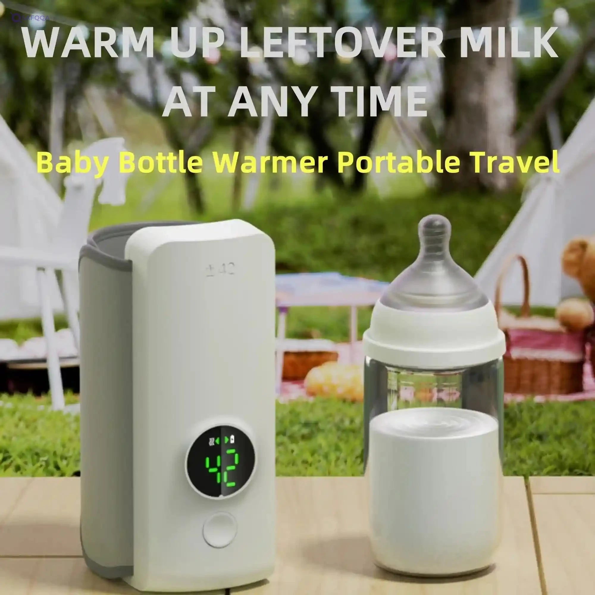 Portable Baby Bottle Warmer,Baby Bottle Warmer Portable Travel,Bottle Warmer on The Go Portable,Car Bottle Warmer,Battery Operated Bottle Warmer,Cordless Bottle Warmer for Outdoor - Safqqa Egypt