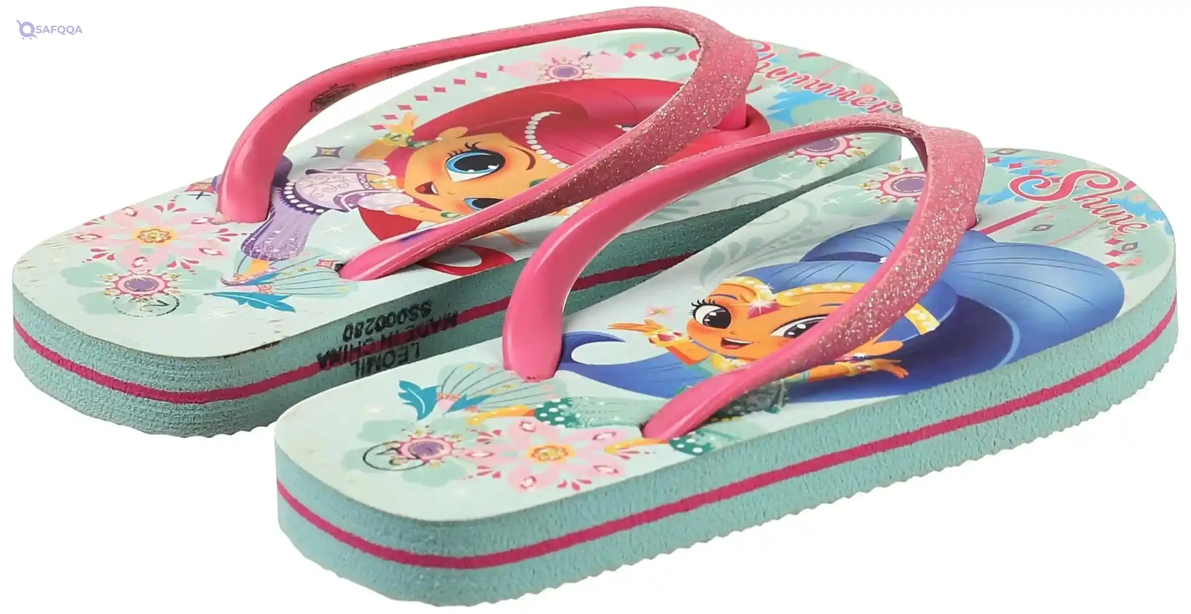 Shim and Shine Flip Flop For Girls,Soft, gentle straps suitable for kids’ sensitive feet. - Safqqa