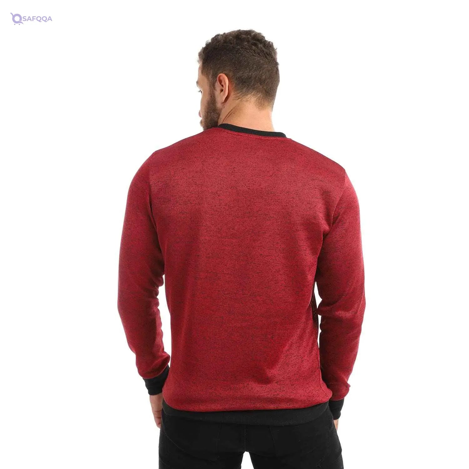 Off Cliff Crew Neck long Slevees SweetShirt For Men,Soft, breathable fabric for all-day comfort.. - Safqqa