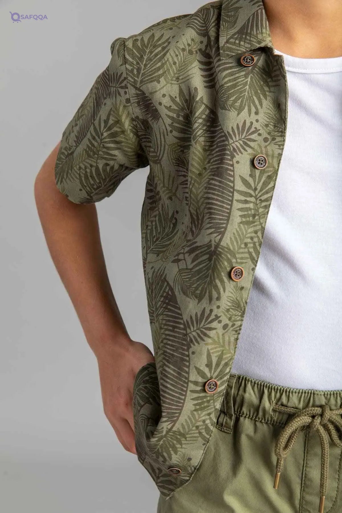Concrete Shirts For Boys Comfortable fit for daily wear - Safqqa