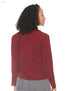 Plain Top with High Neck and Long Sleeves - Safqqa Egypt