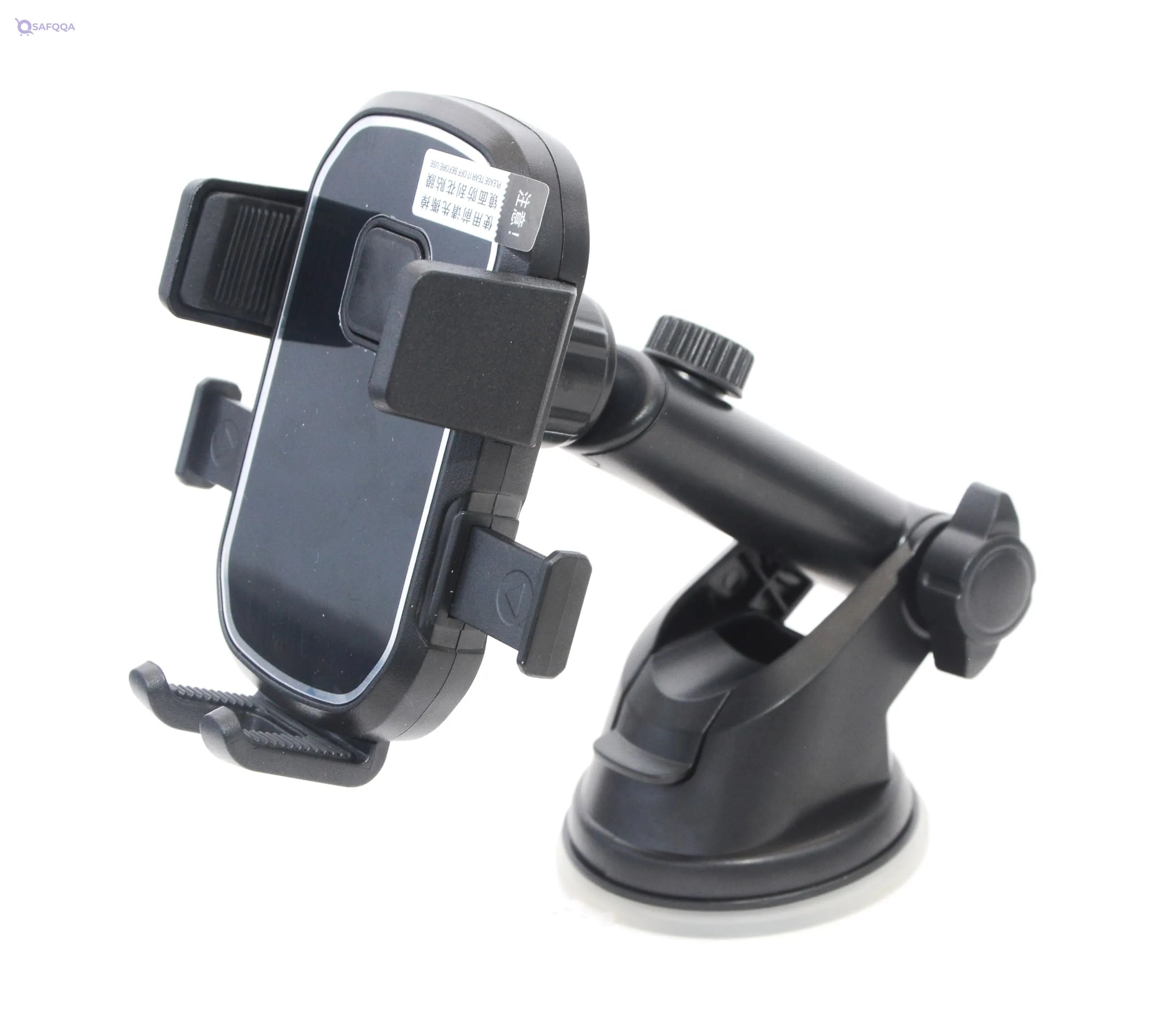 Generic Car Phone Holder Fits All  Smartphones - Black - Safqqa