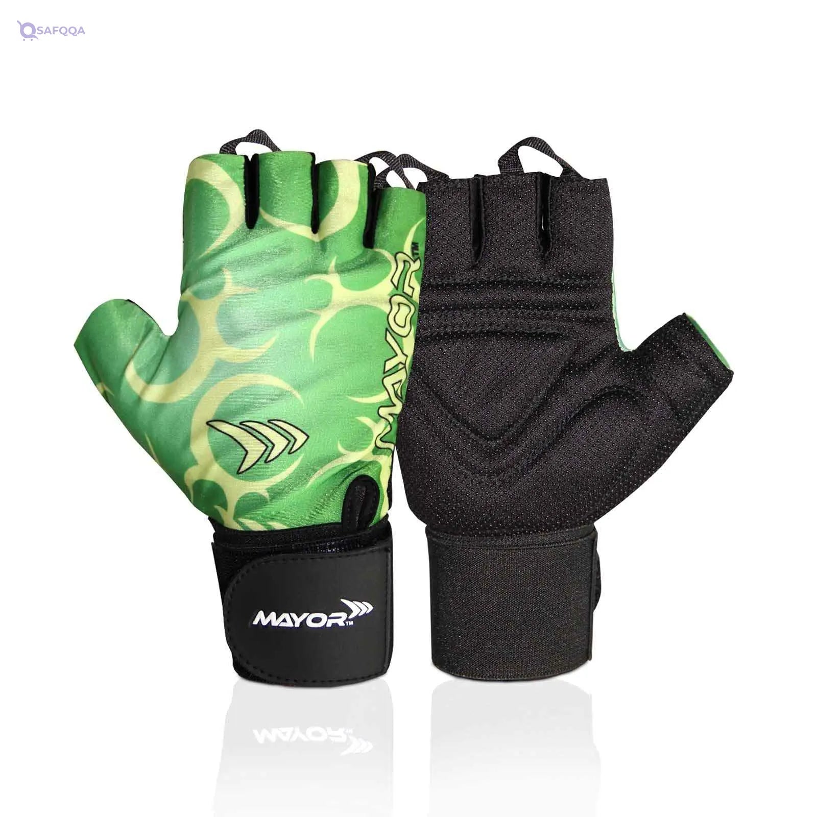 Mayor Pluto Exercise/Weight Lifting Gloves for Men, Women. Gym Gloves with Wrist Support for Workout Training Gloves Exercise Fitness, Hanging, Pull Ups, Suitable for Dumbbells & Cycling - Safqqa