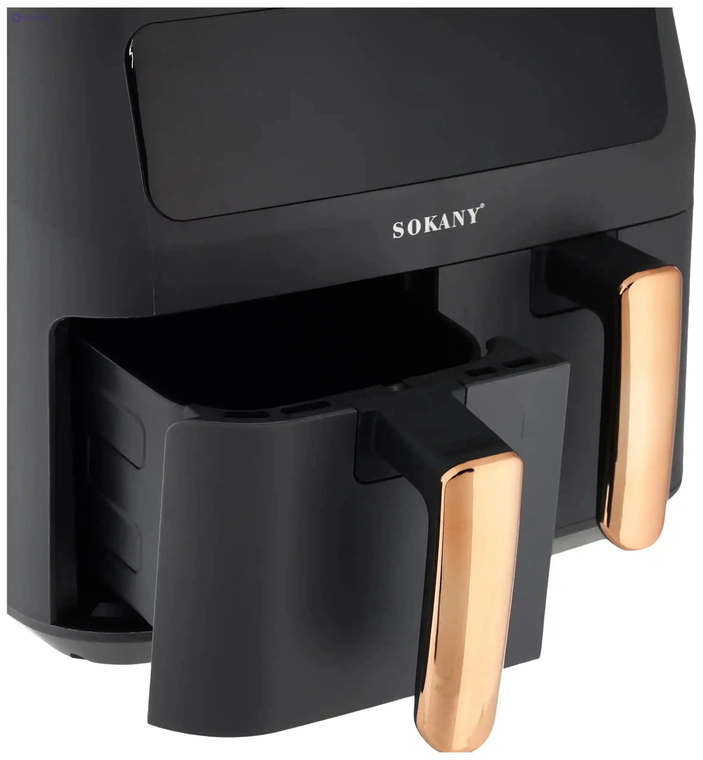 sokany Double Door Air Fryer 8L 2800W SK-ZG-8030 Dark Grey- Have Scratches - Safqqa Egypt