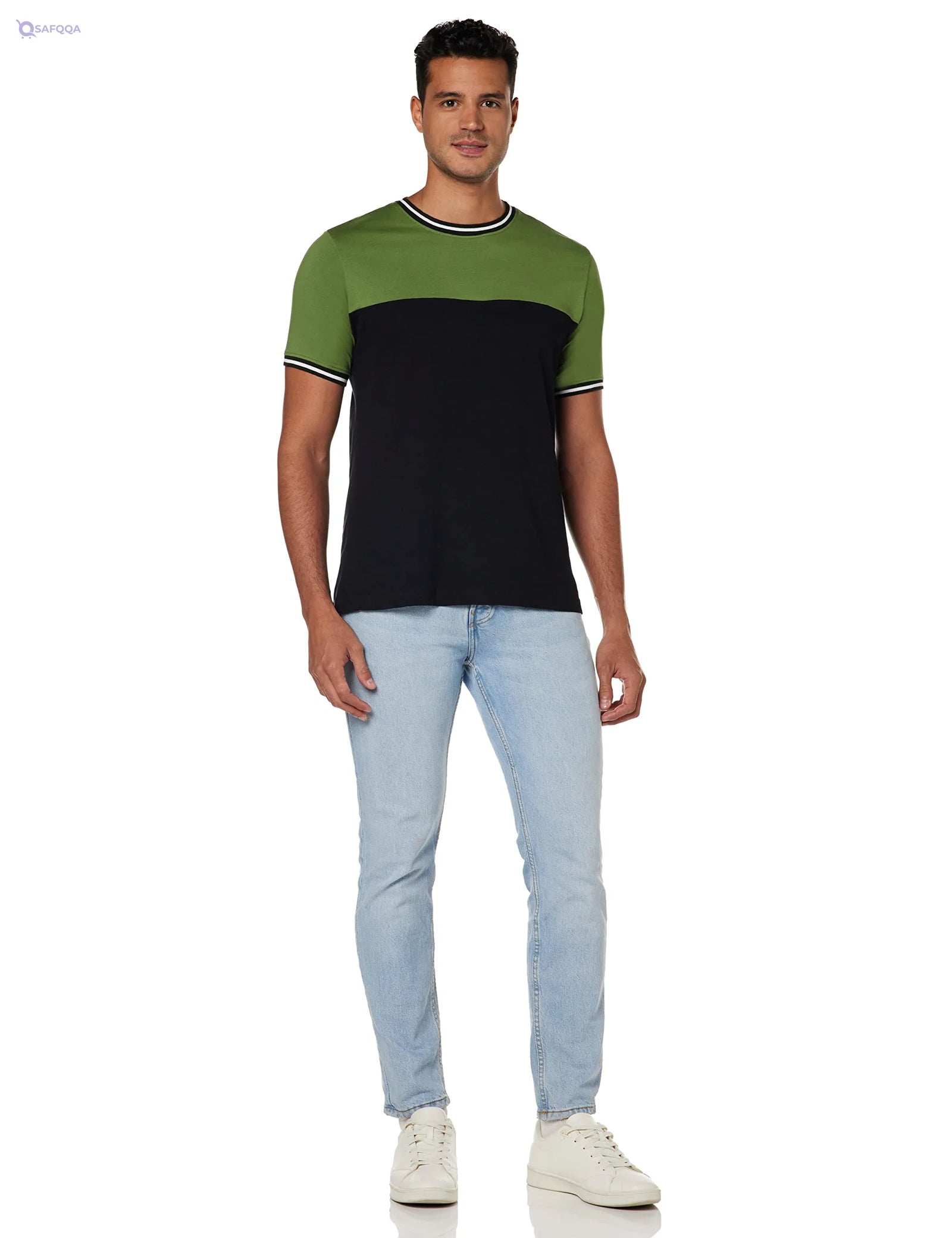 Symbol Men’s Solid Regular Fit T-Shirt – Classic Comfort - Safqqa