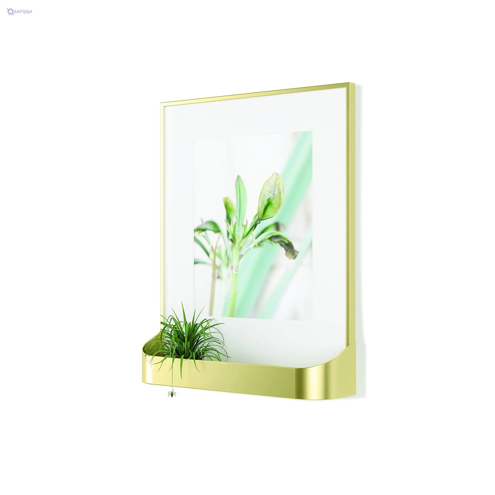 Umbra Wall Frames Made of Iron with Matte Brass Finish - Safqqa