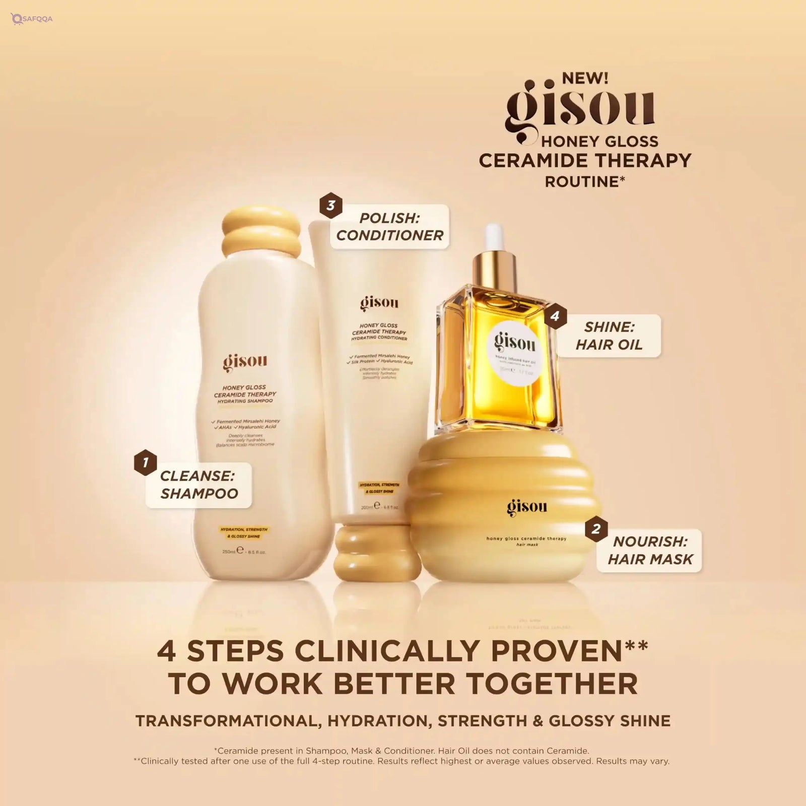 Gisou Honey Infused Hair Oil 50 ml - Safqqa