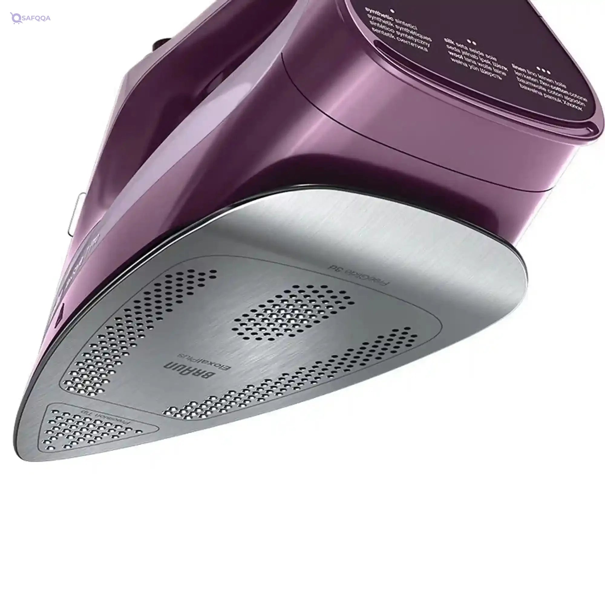 Braun TexStyle 7 Pro SI7181VI Steam Iron – 3100W, FreeGlide 3D, EloxalPlus Soleplate, Precision Tip, Vertical Steaming, Auto-Off, 300ml Tank – Violet-Damage Box - Safqqa Egypt