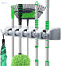 Elyassin Plastic Wall-Mounted Broom Holder, 6 hooks - Safqqa
