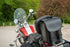 Dowco Willie & Max 59591-00 Black Jack Series: Synthetic Leather Motorcycle Sissy Bar Bag, Black, Universal Fit, 8in.W x 10in.H x 4.5in.D. Handcrafted. Made in the USA. Limited Lifetime Warranty. - Safqqa
