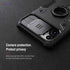 Nillkin iPhone 11 Pro Case Slide Camera Protection Case for iPhone 11 Pro Cover Ring Stand Holder (Black) - Safqqa
