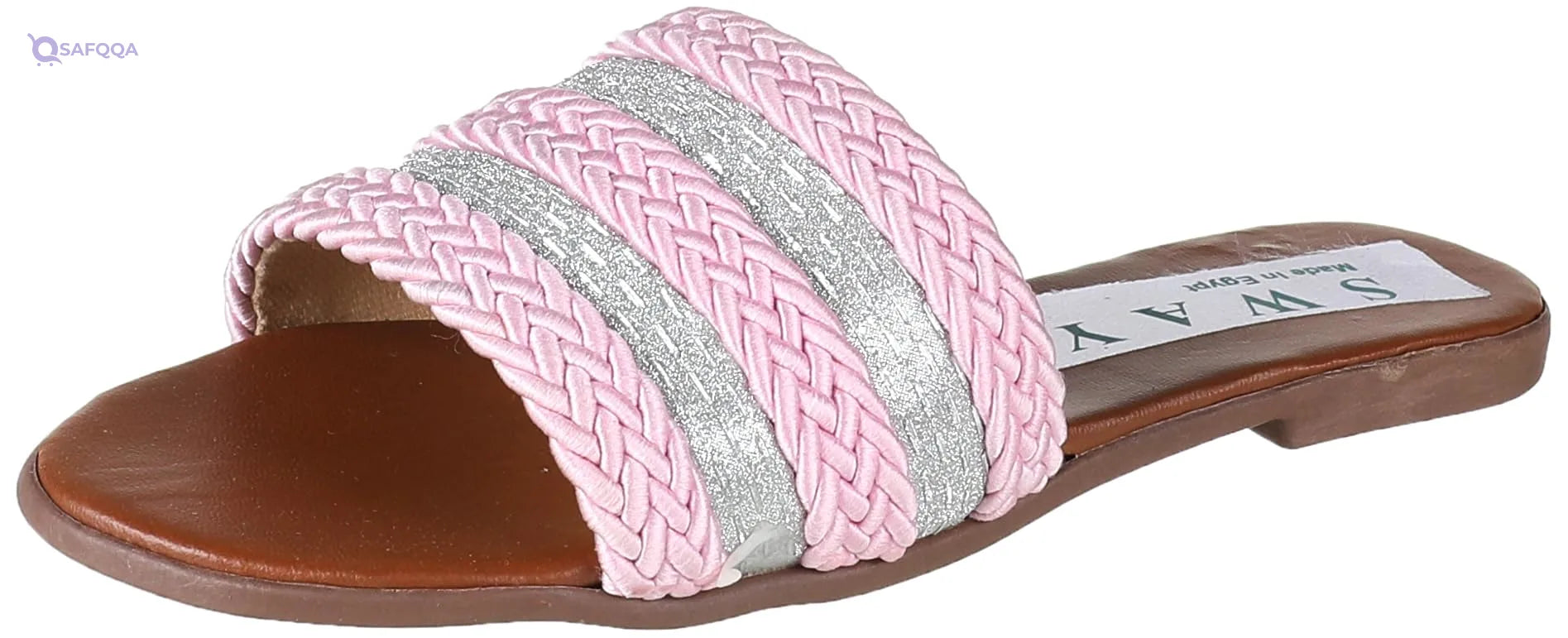 SWAY Flat  Slide Slipper For Women ,Open flat slide design for easy slip-on and removal. - Safqqa