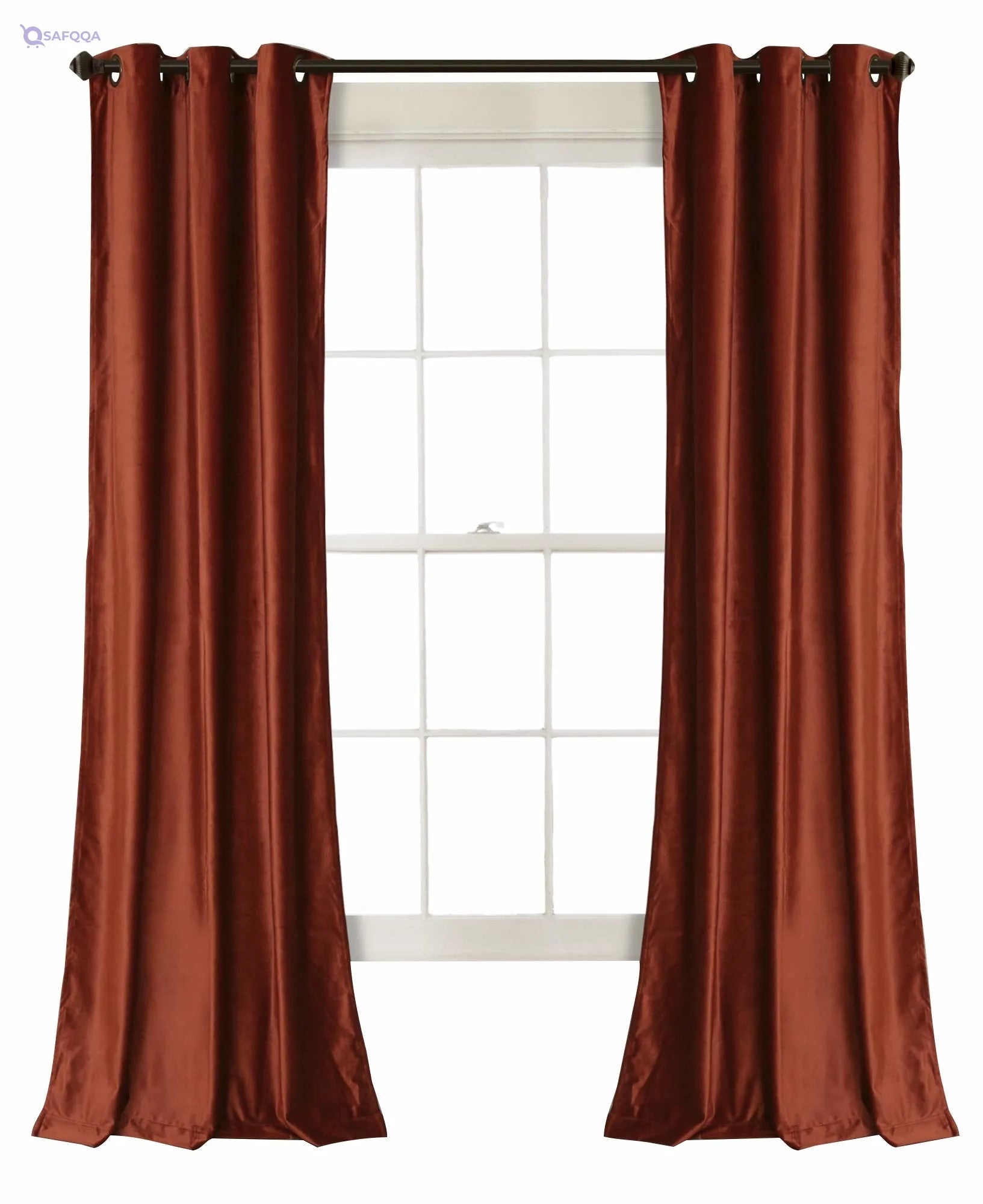 Lush Decor Prima Velvet Curtains – Light Filtering Panels (Pair) - Safqqa