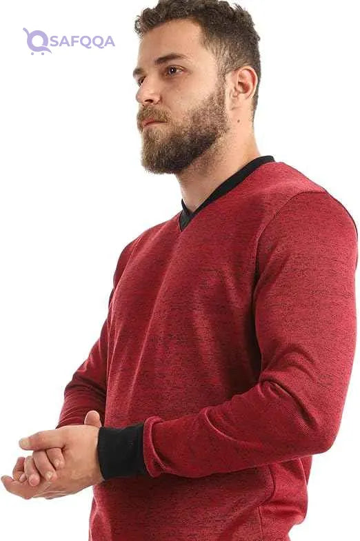 Offcliff Men's Crew Neck Long Sleeve Sweatshirt Sweater - Safqqa Egypt