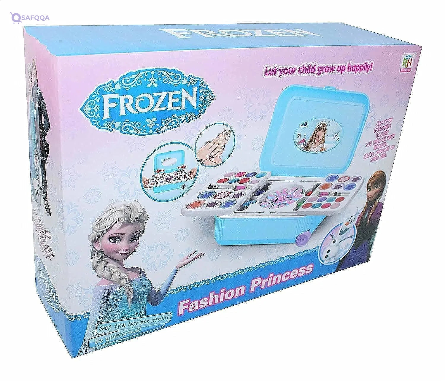 Disney Frozen makeup toy set for girls,Inspired by Disney Frozen characters Elsa and Anna. - Safqqa