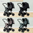 Teknum Reversible Look at Me Stroller - Dark Grey - Safqqa Egypt