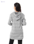 Hairline Stripes Kangaroo Pockets Drawstring Hoodie For Women,Long sleeves with ribbed cuffs for a snug fit.. - Safqqa