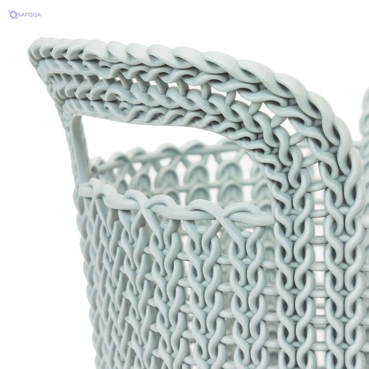 Curver Plastic Kint Round Basket ,3 Liter Capacity, • Durable plastic construction for long-lasting use - Safqqa