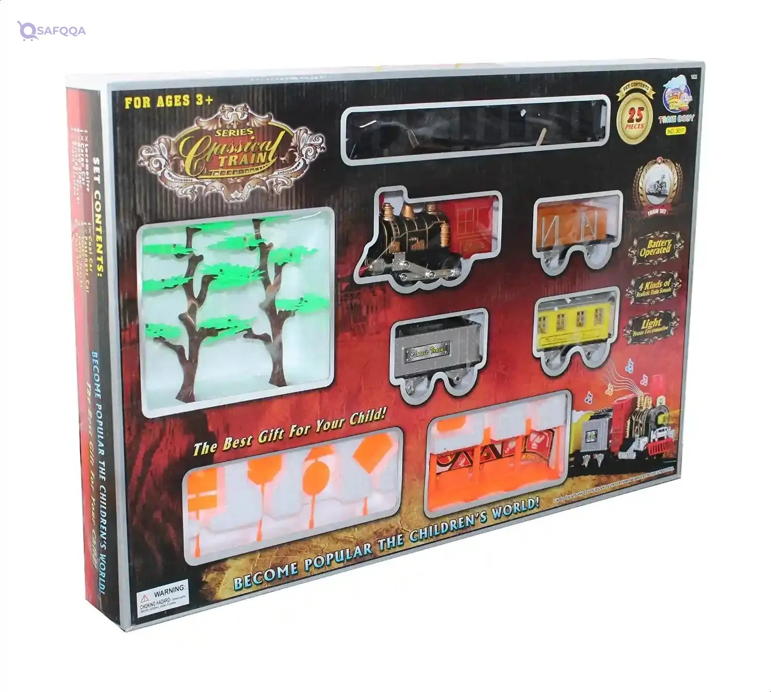 Express train for boys - 25 pieces - Safqqa Egypt