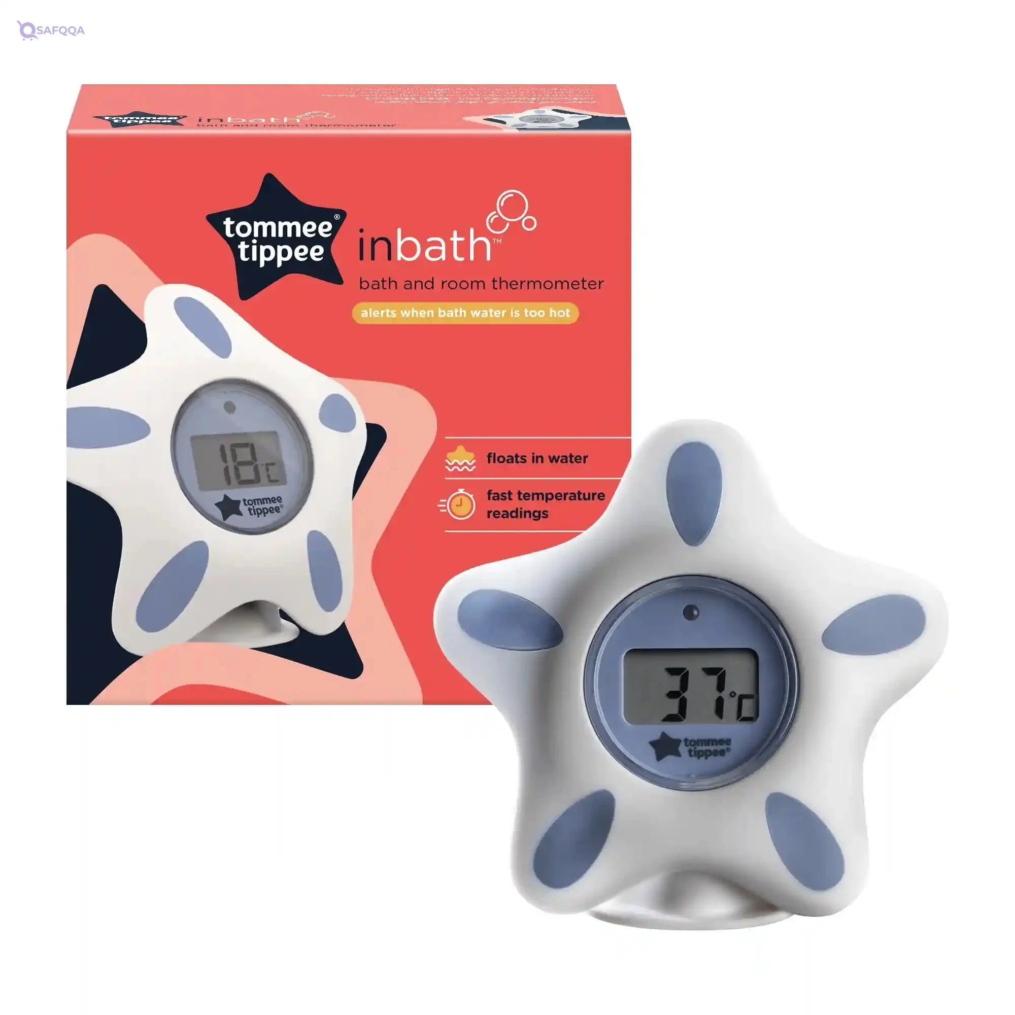 Tommee Tippee Closer to Nature Bath and Room Thermometer - Safqqa