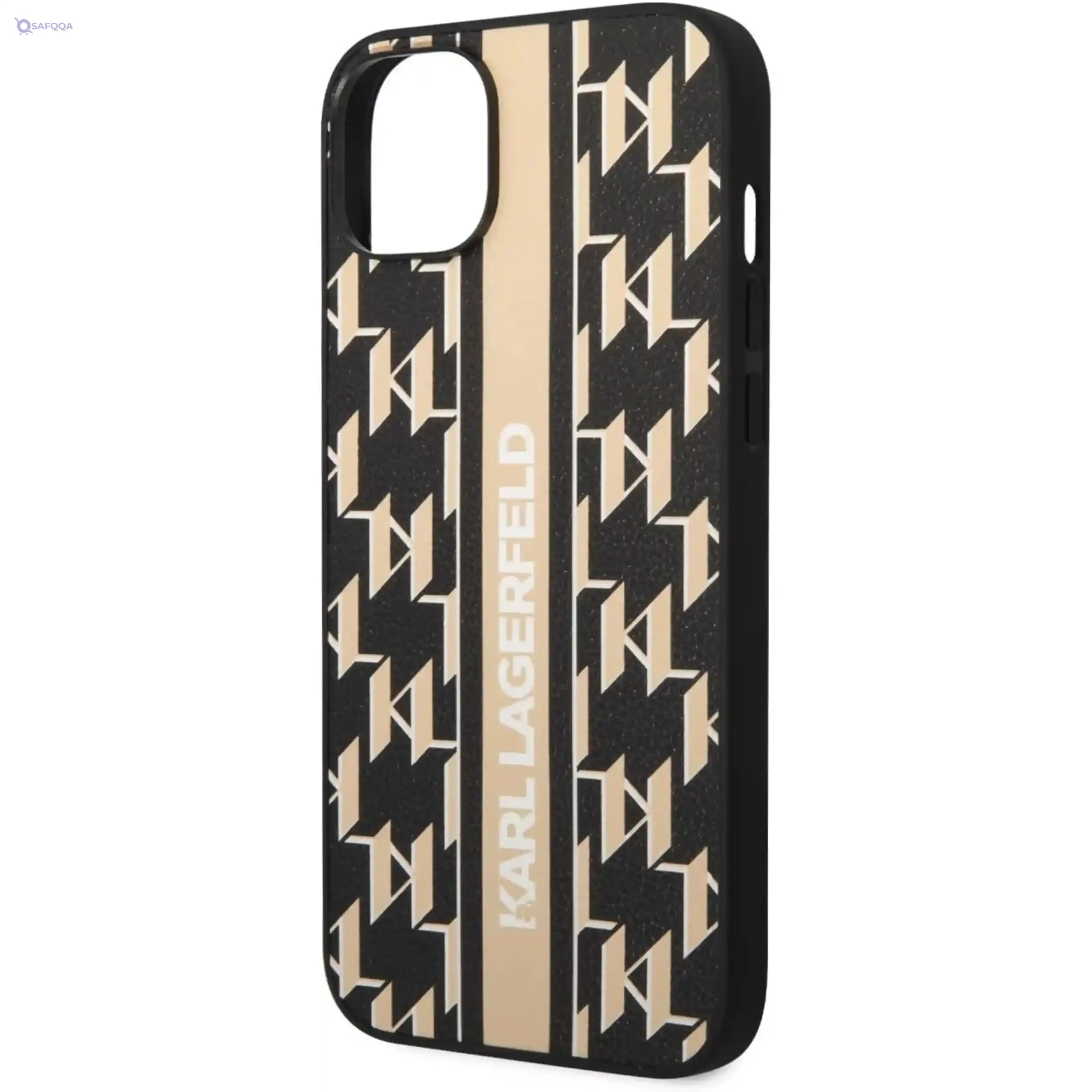 Karl Lagerfeld Cover for iPhone 14 Plus 6.7 Inch Brown - Safqqa