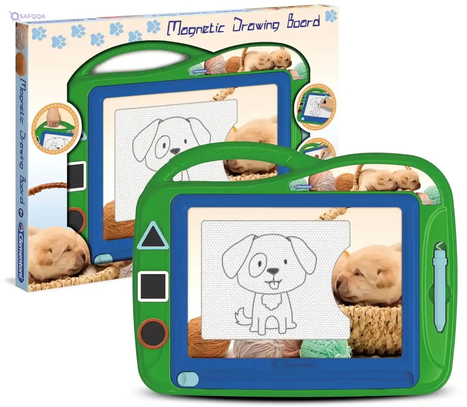 Clementoni Magic Slate for Babies - Animal Themed, Multi-Colored - Safqqa Egypt