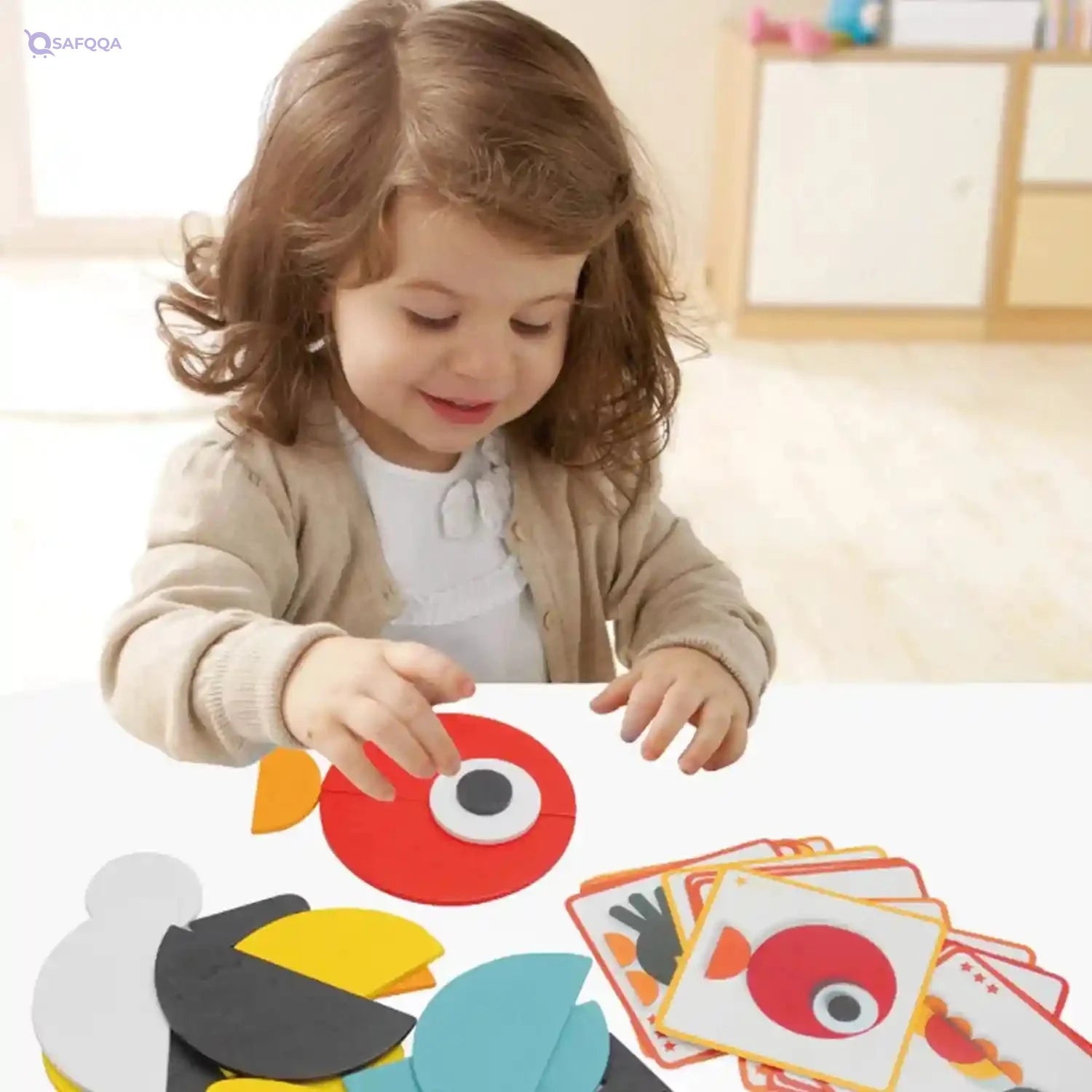Kids Assembling Puzzles - Educational Animal Theme DIY Puzzle Stacking Kit - Safqqa Egypt