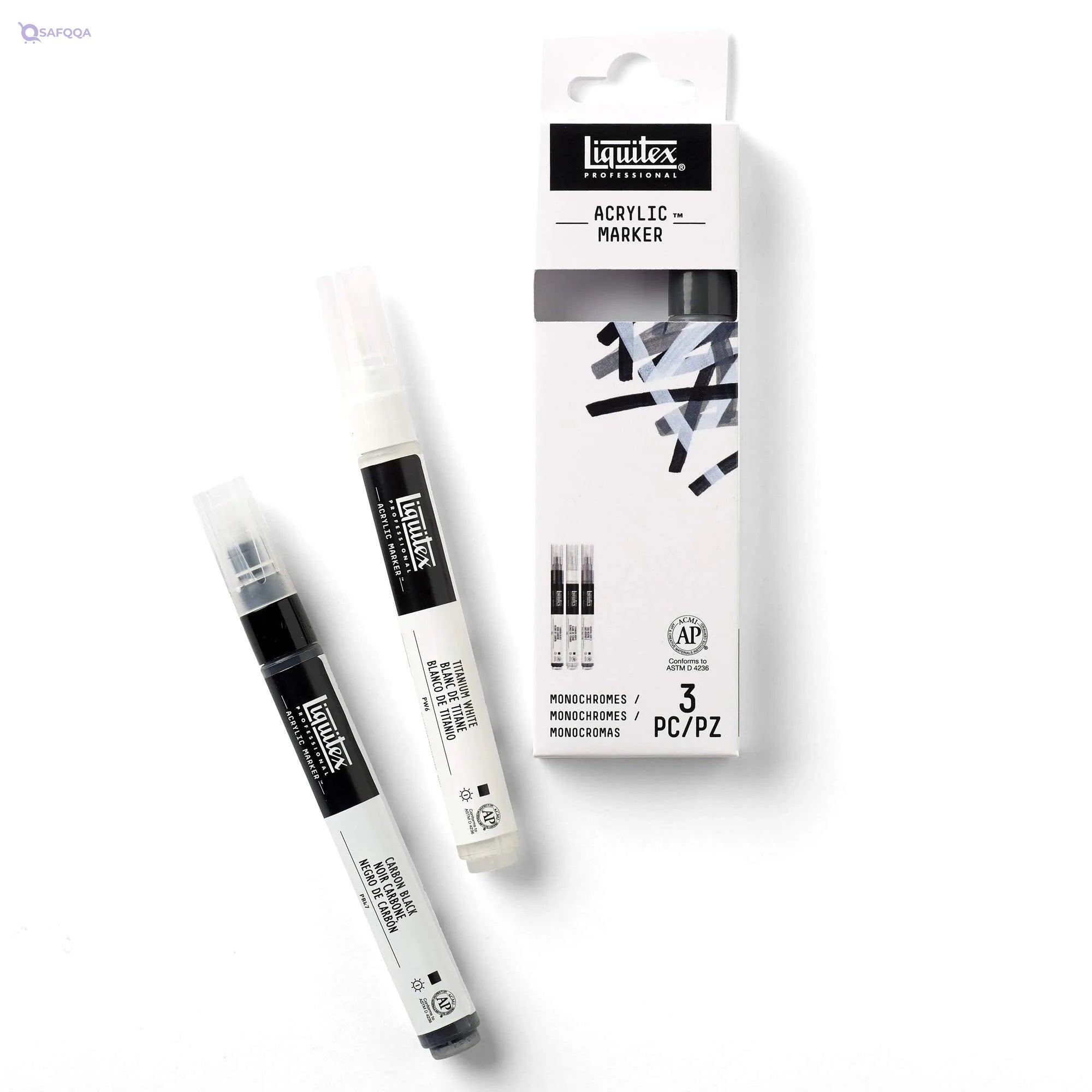 Liquitex Professional Paint Marker Essential Set – Vibrant & Permanent - Safqqa