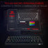 Redragon K530 Draconic 60% Compact Rgb Wireless Mechanical Keyboard, 61 Keys Tkl Designed 5.0 Bluetooth Gaming Keyboard With Brown Switches And 16.8 Million Rgb Lighting For Pc, Laptop, Cell Phone - Safqqa