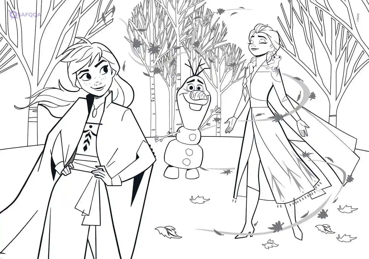 Clementoni puzzle disney frozen 2 104 pieces boy toys, girl toys, birthday gift, Christmas gift, growth, fun, for kids. - Safqqa Egypt