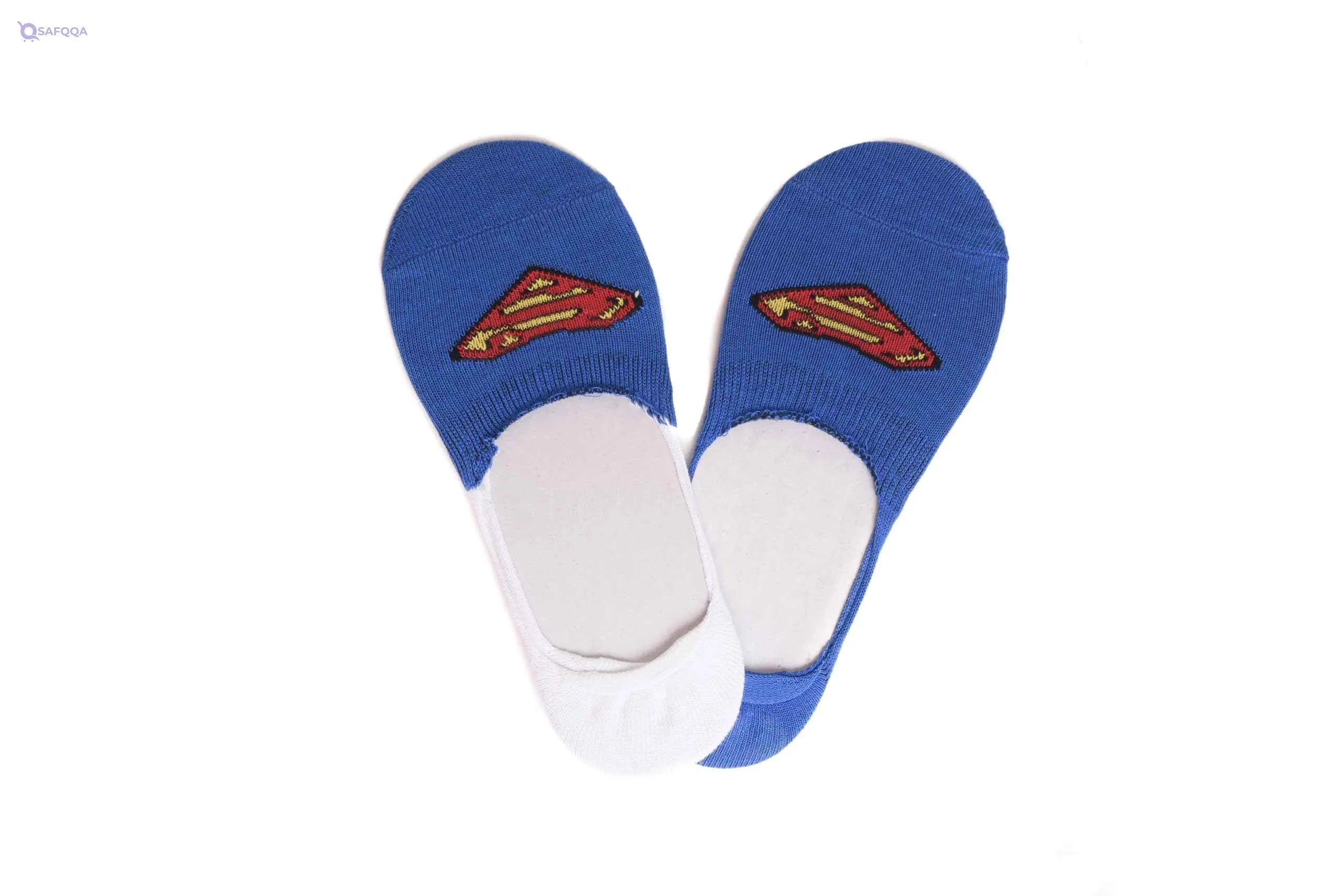 Junior KIDS SOCKS INVISIBLE SUPERMAN P/2, Multicolor 12 Years - Safqqa Egypt