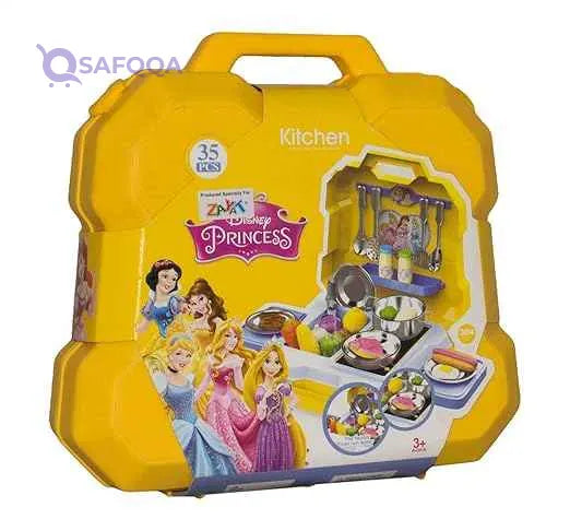 PRINCESS Deluxe Kitchen Set - 35-Piece Playset - Safqqa Egypt
