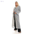 Jamila Women Bi Toned Slip On Self Patterned Long Cardigan - Safqqa Egypt
