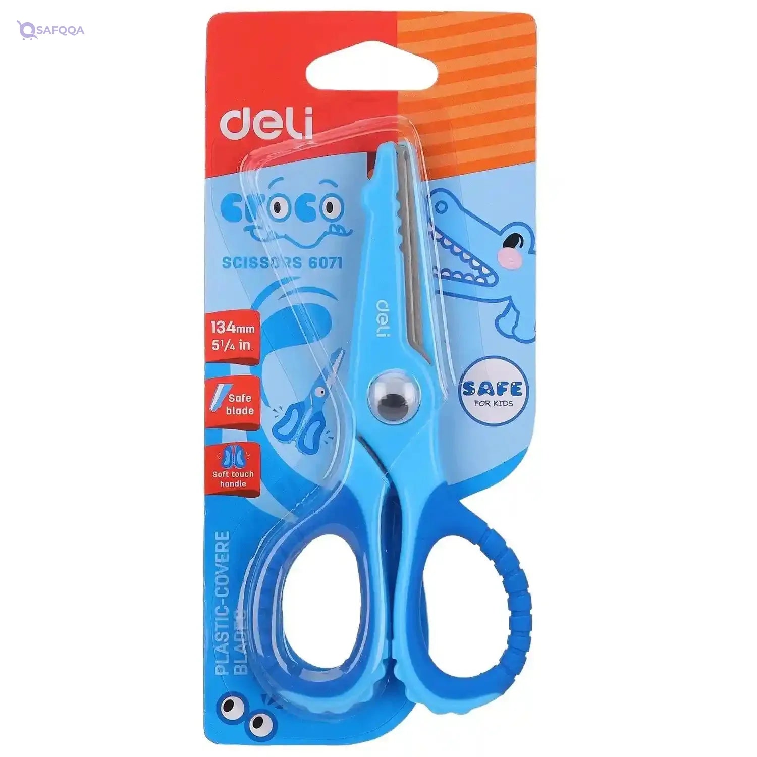 Deli Scissors 134Mm 5 3/25.4 cm Asst. E6071 - Safqqa