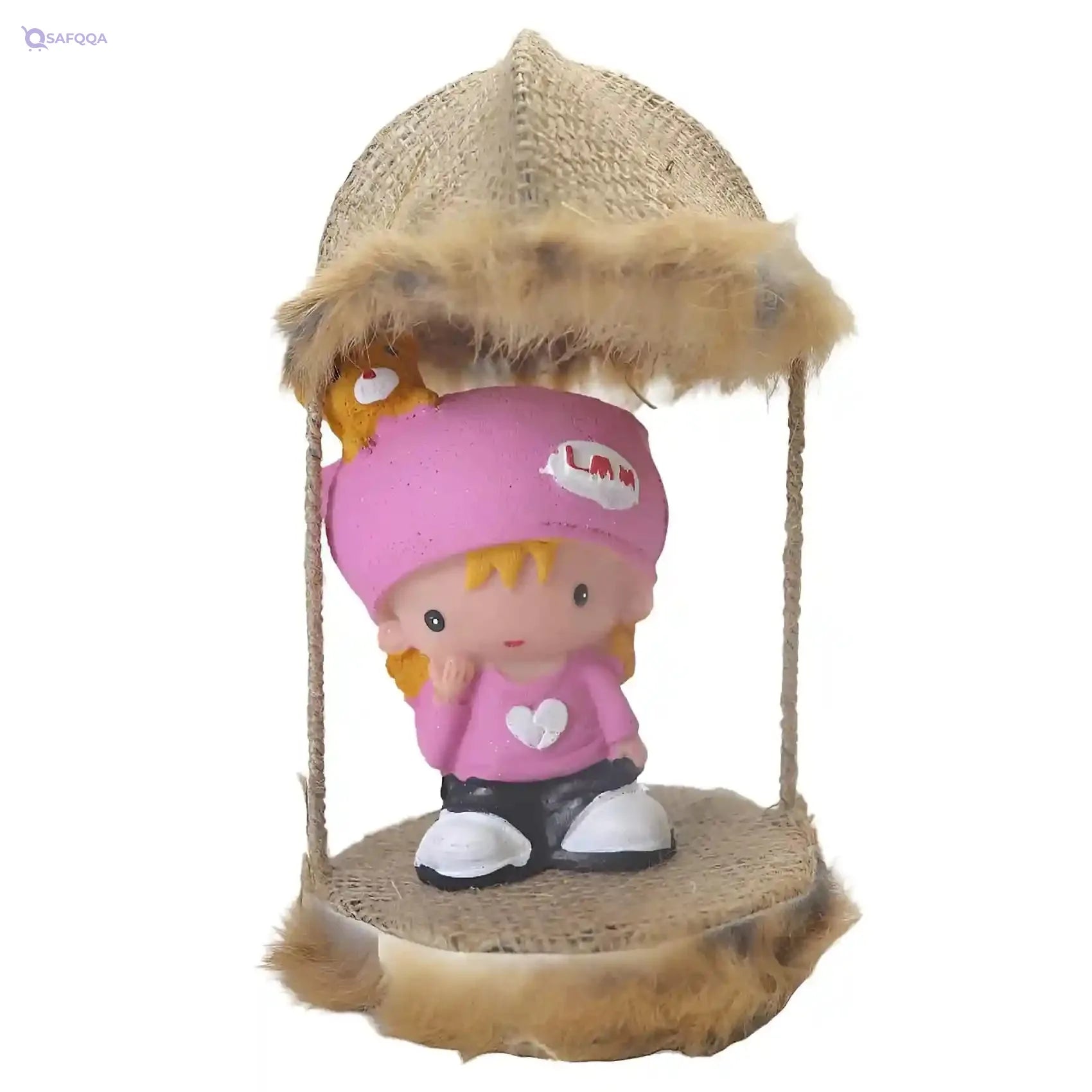 Welcome Baby Gift Set For Baby Shower Shape Doll For Girls-Pink - Safqqa