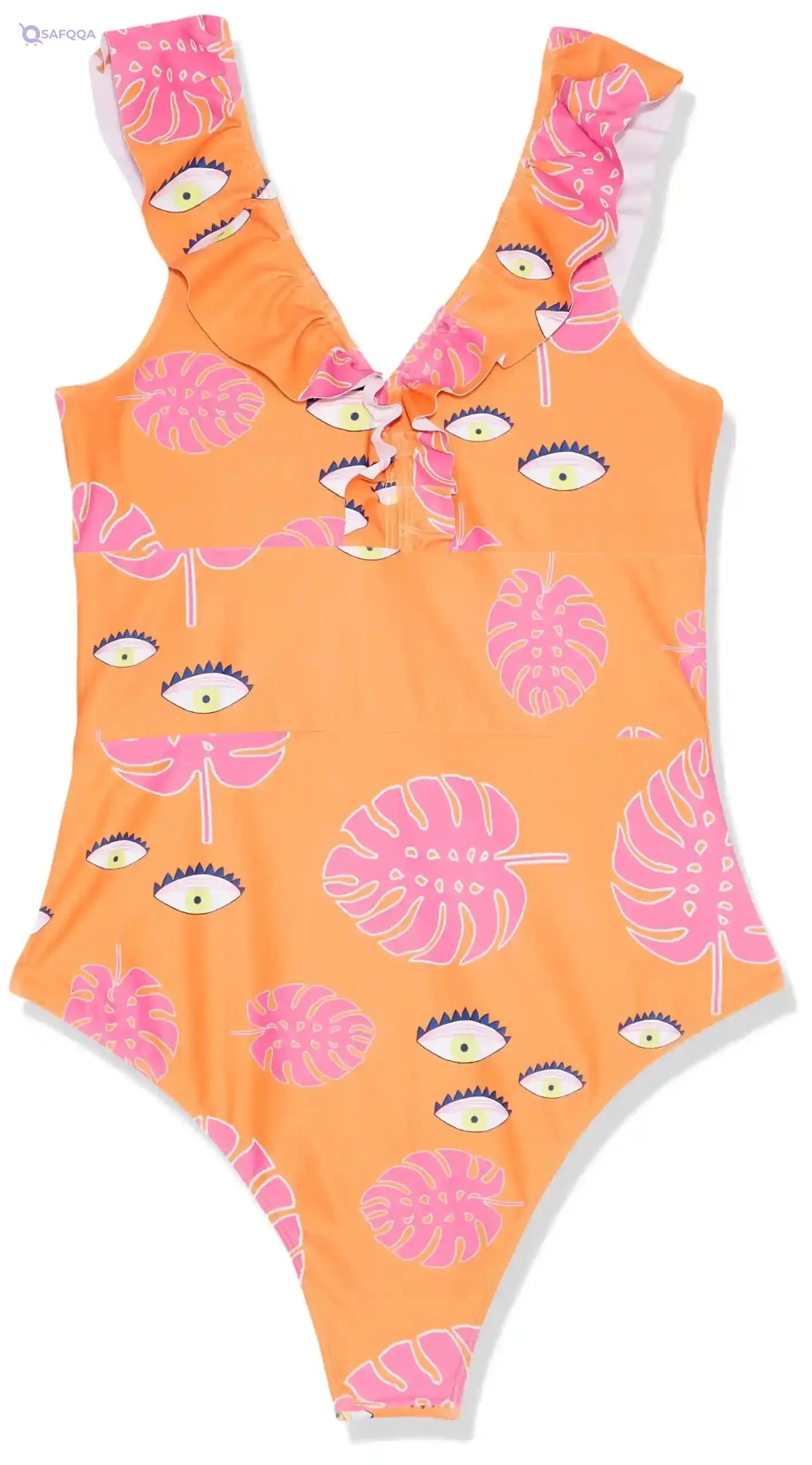 So Seductive Womens Printed Eyes Swimsuit - Safqqa Egypt