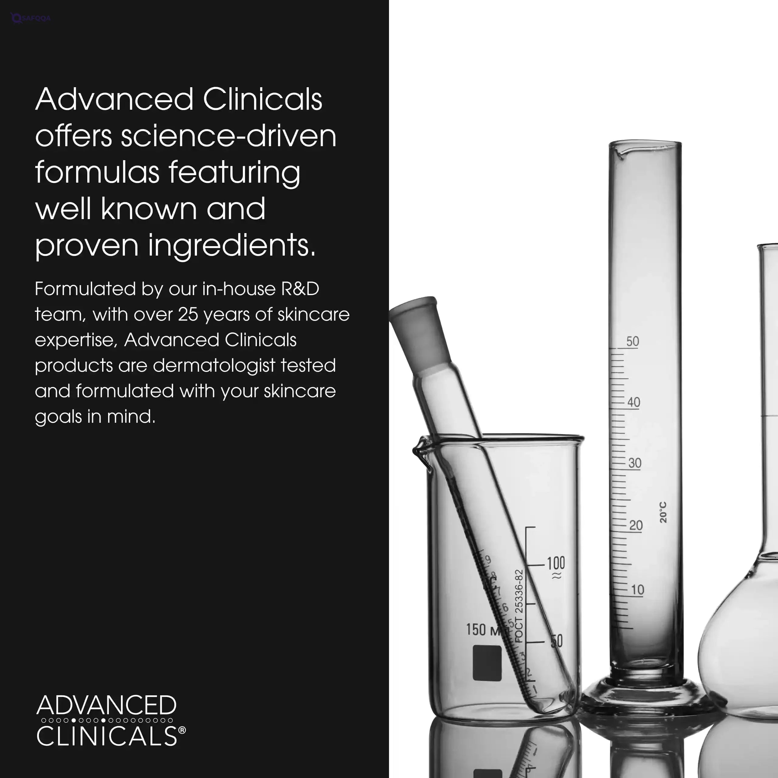 Advanced Clinicals Dark Circle Caffeine Under Eye Serum For Face With Hyaluronic Acid Moisturizer + Peptides | Brightening Vitamin C Serum Helps Improve Look Of Puffy Eye & Fine Lines, 1.75 Fl Oz - Safqqa