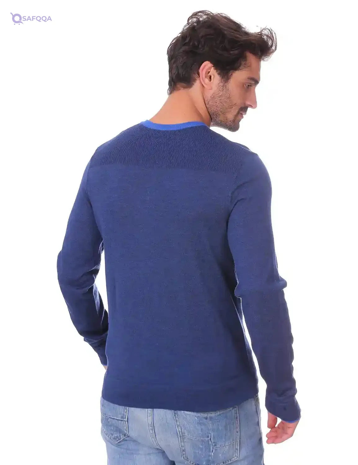 Faconnable Pullover For Men - Navy - Safqqa Egypt