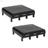 Mind Reader IMAC Monitor Stand and Desk Organizer with 3 Draws for Storage, 2-Pack, Black - Safqqa