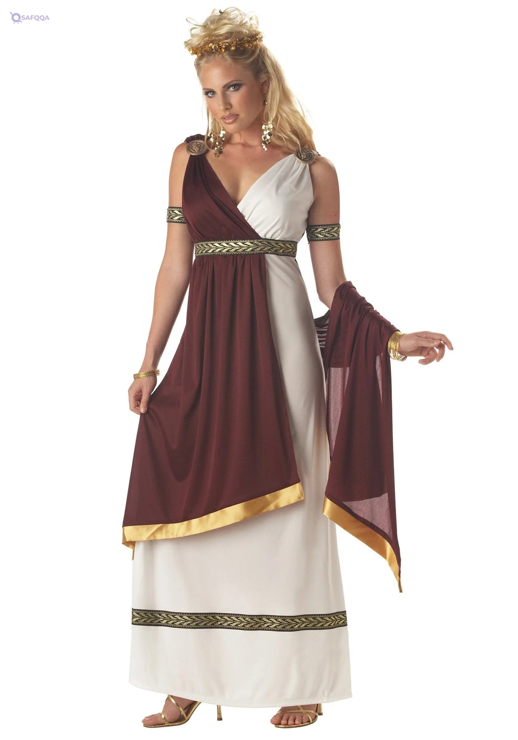 California Costumes Women’s Roman Empress Adult Costume - Safqqa