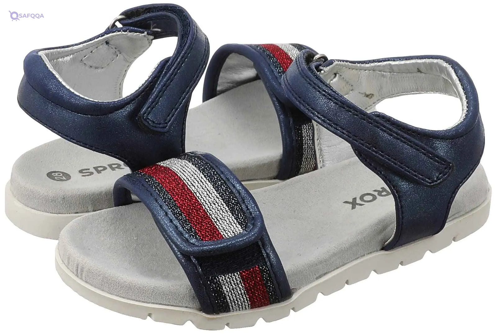 SPROX girls Velcro Strap Open Toe Sandal for Girls Flat Sandal - Safqqa Egypt