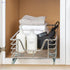 Household Essentials C1217-1 Glidez Sliding Organizer - Pull Out Cabinet Shelf - Chrome - 11.5 Inches Wide - Safqqa