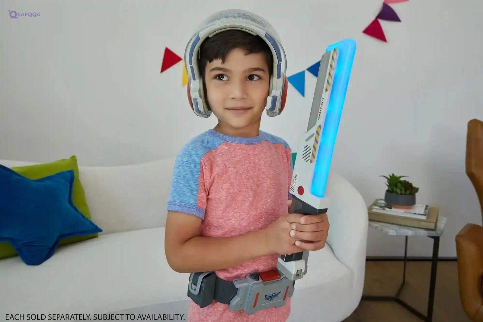 Mattel Disney and Pixar Lightyear Laser Blade DX Costume Toy, Movie-Inspired Plastic Machete with Electronic Lights & Sounds, Kids Gift Ages 4 Years & Older, HHJ59 - Safqqa