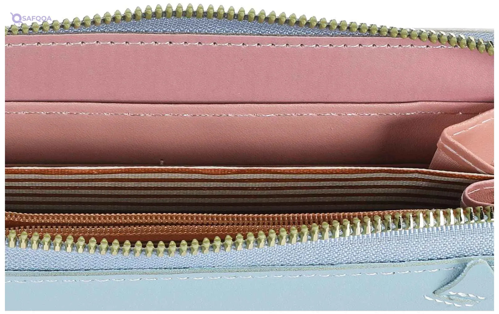 Forever Young Faux Leather Zip around Wallet FY0100 For Women, - Safqqa Egypt