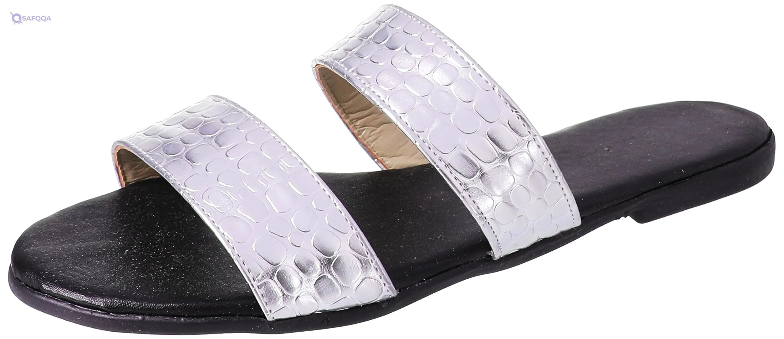 SWAY Flat Slide Slippers For Women,Lightweight and durable construction. - Safqqa