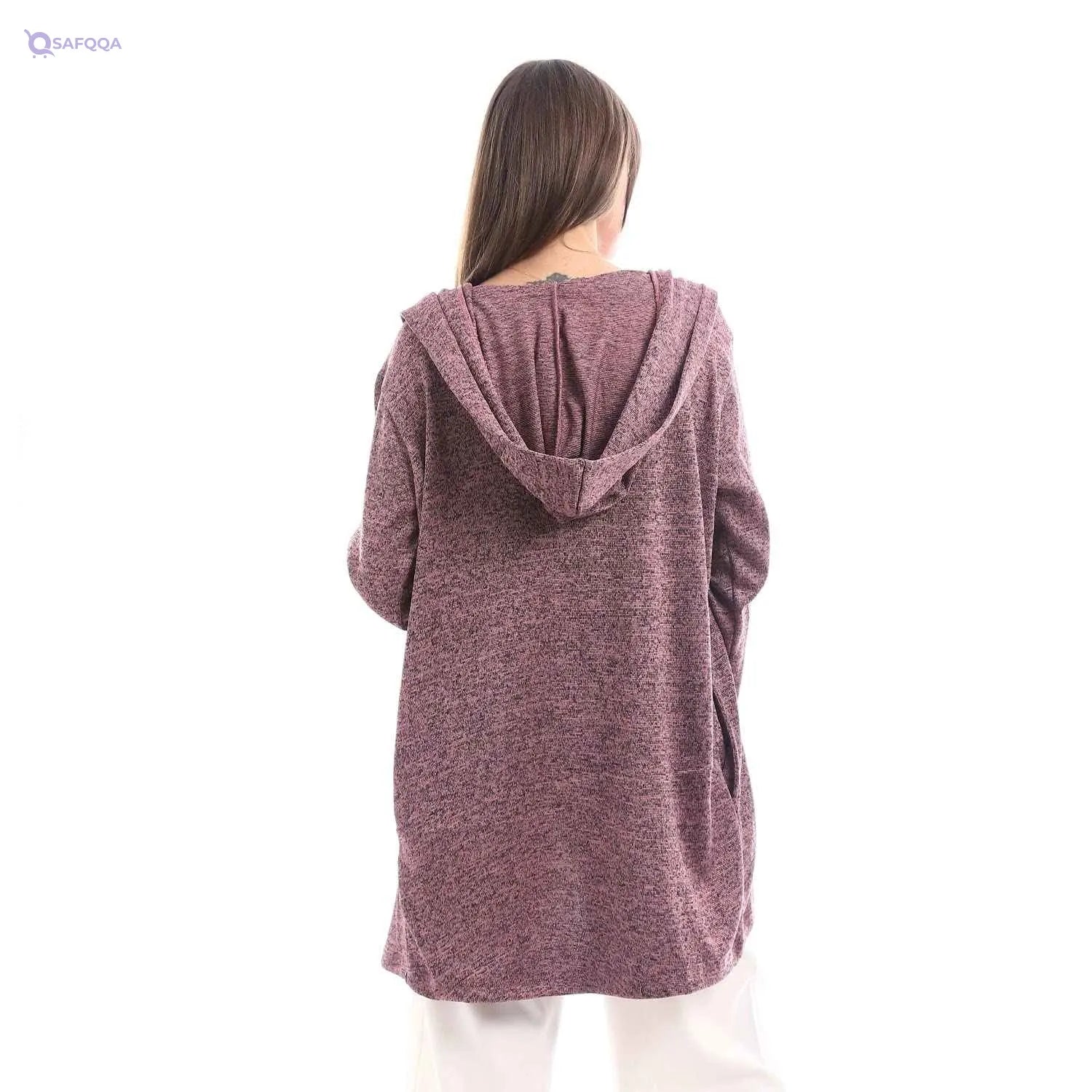 JAMILA  Oversized Long Sleeves Cardigan,Easy‑care and durable construction for long‑term use. - Safqqa