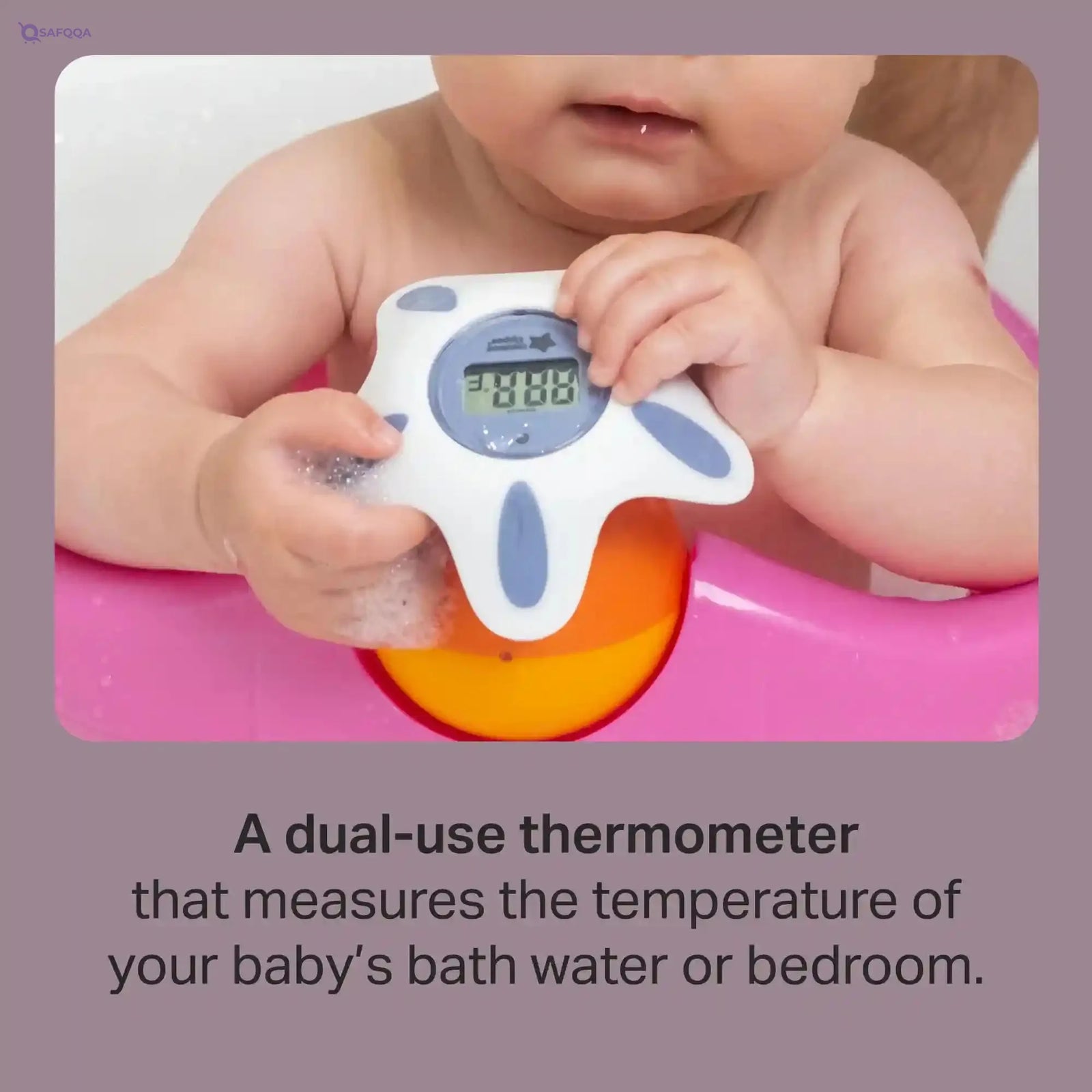 Tommee Tippee Closer to Nature Bath and Room Thermometer - Safqqa